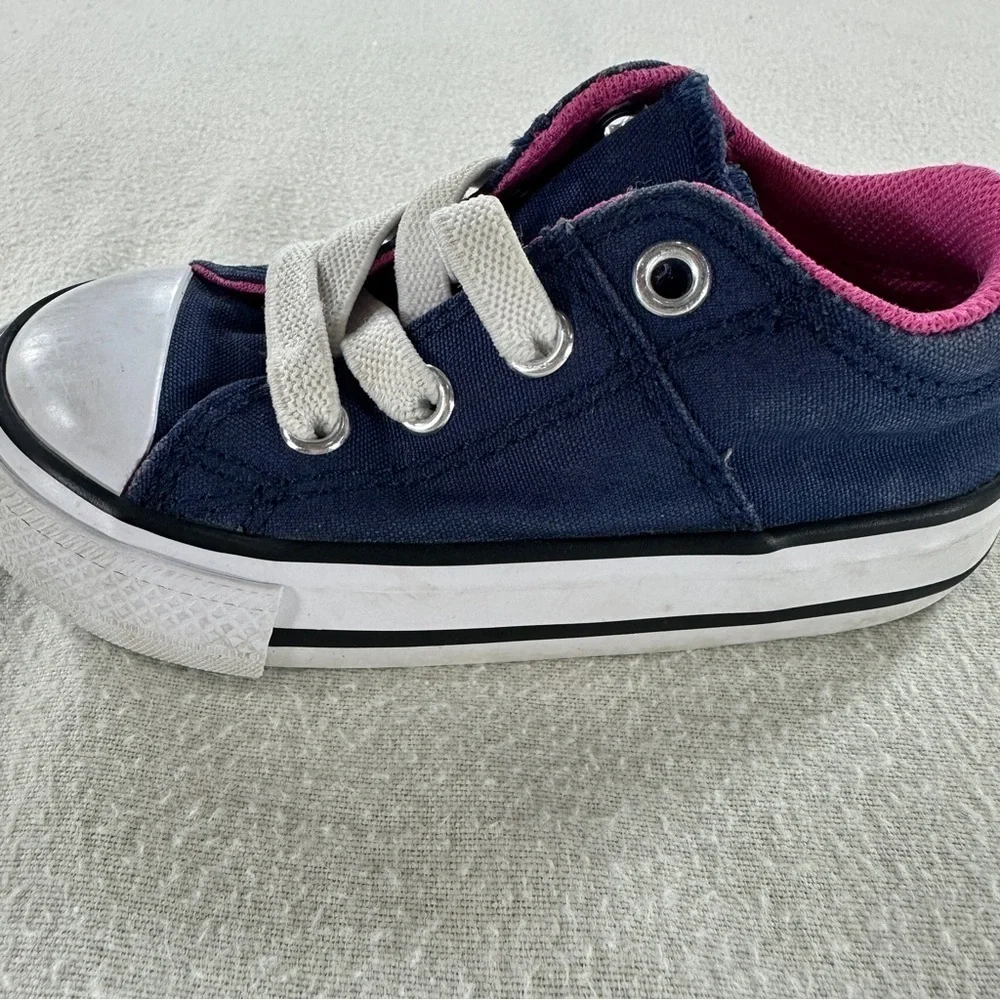 Converse All Star Blue/Pink Toddler Shoes Size 5